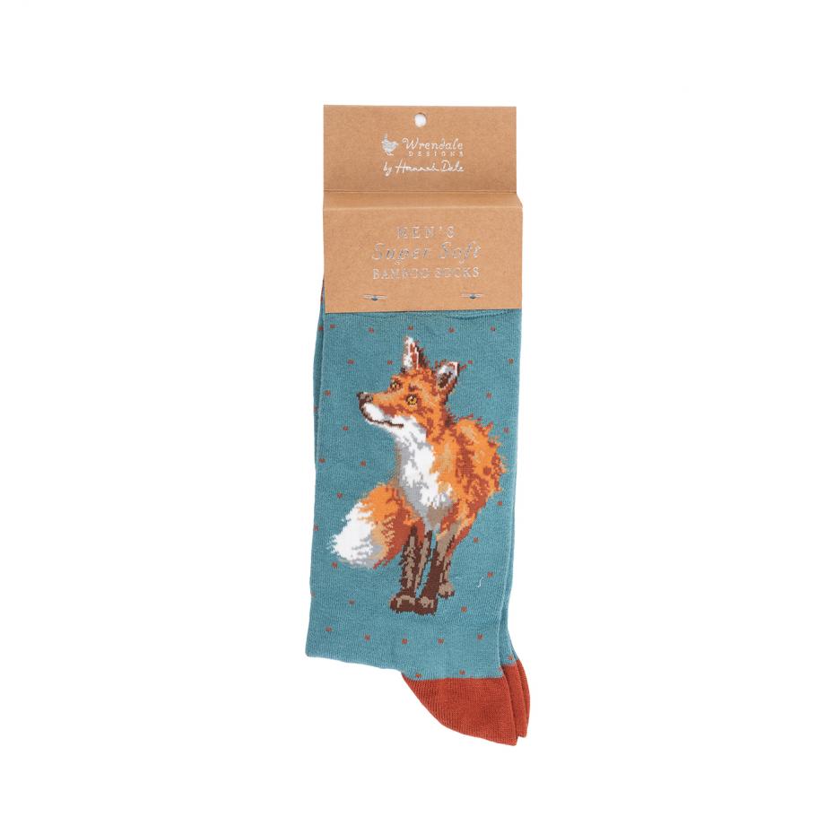 'Bright Eyed and Bushy Tailed' socks