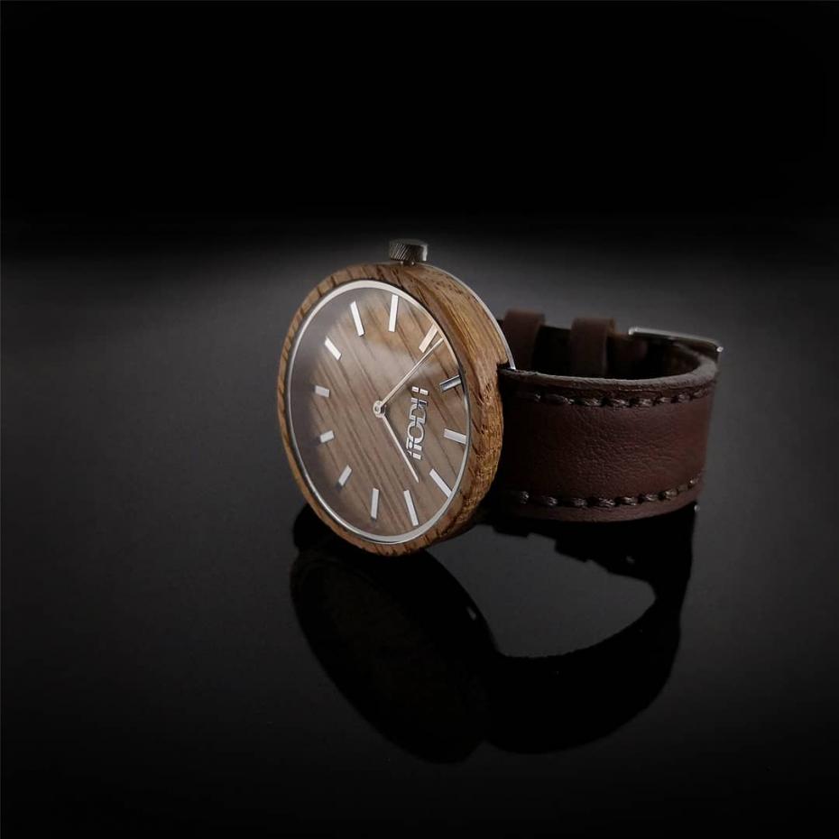 The Whisky Watch - Brown leather