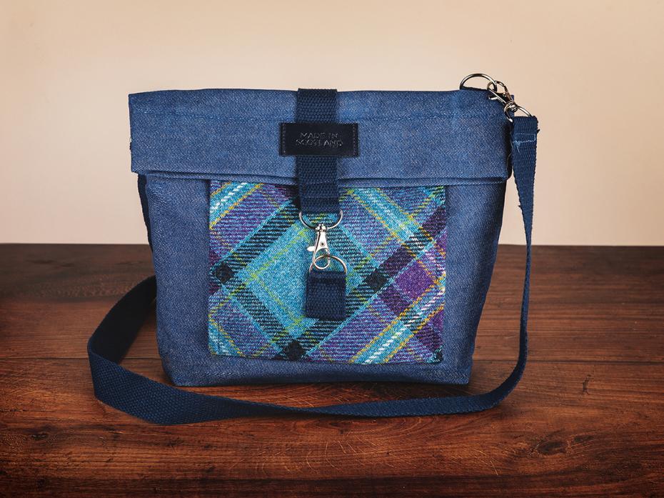 Roll Top cross body /shoulder bag