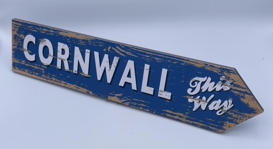 Cornwall this way - blue