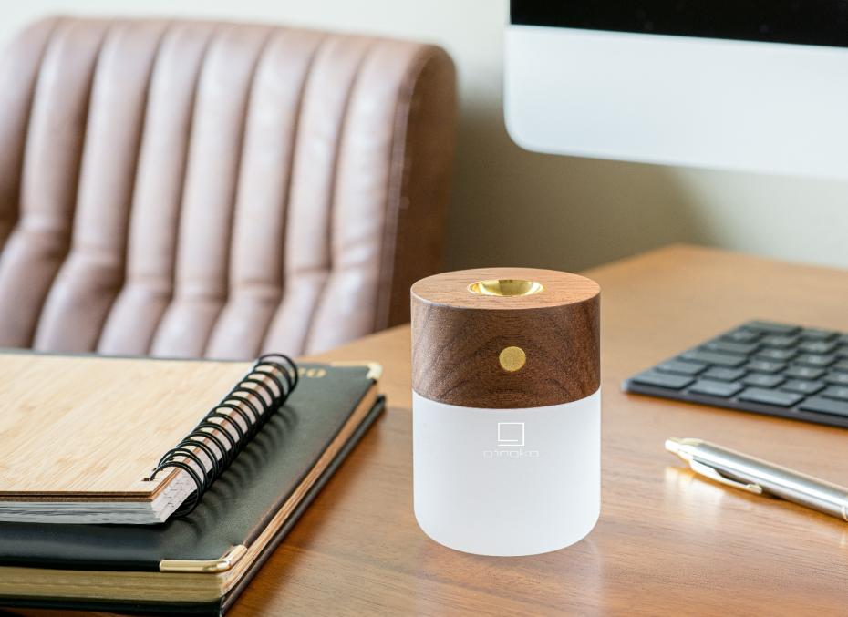 Smart Diffuser Lamp - Walnut  3