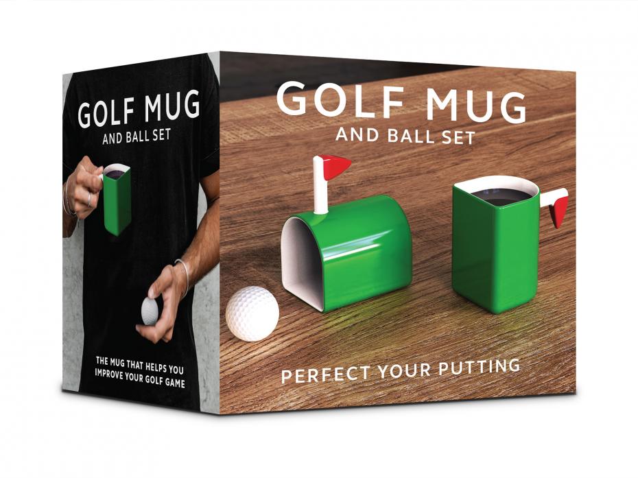Golf Mug & Ball Set by Pikkii Plastic-Free Packaging