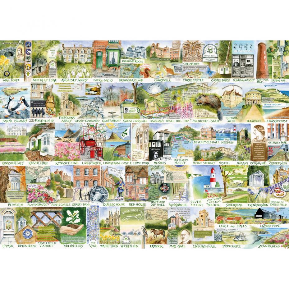 G7179	National Trust: Landmarks & Landscapes (1000)