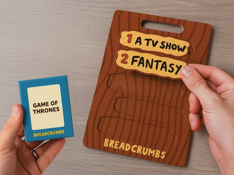 The Cluegiver describes the secret phrase one clue at a time