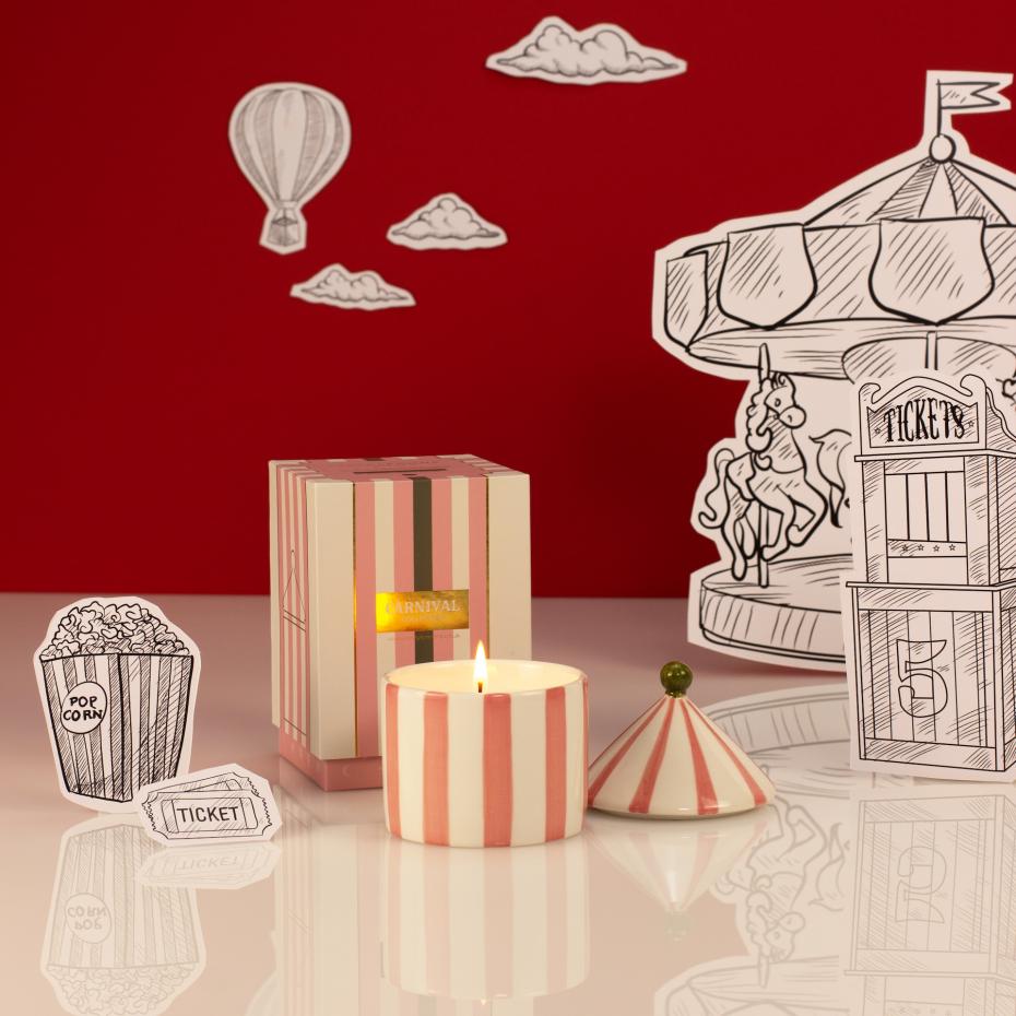 Illusionist Pink Candle - Fig & Neroli