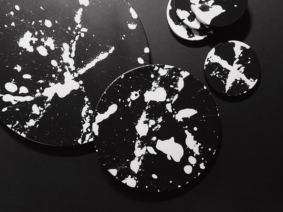 CONCRETE & WAX SPLATTER TABLEWARE COLLECTION PRODUCTION PROCESS