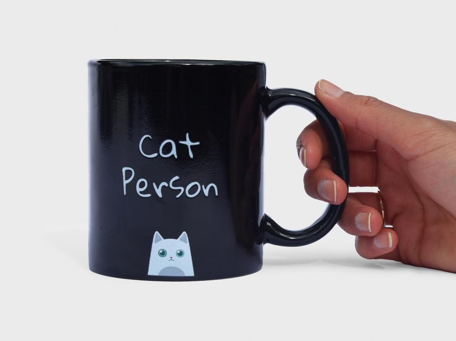 Crazy Cat Person Mug by Pikkii