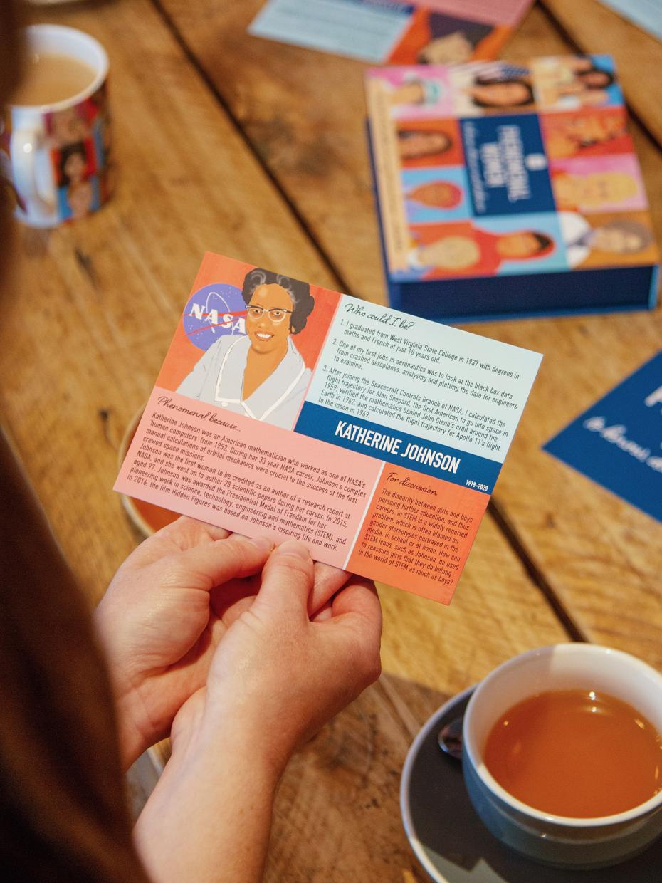 Phenomenal Women Discussion Game by Talking Tables. Get conversation flowing, spark friendly debate and open your eyes to fresh perspectives with this intellectually engaging and thought-provoking card set, which explores the lives of inspirational women who made their mark through history.