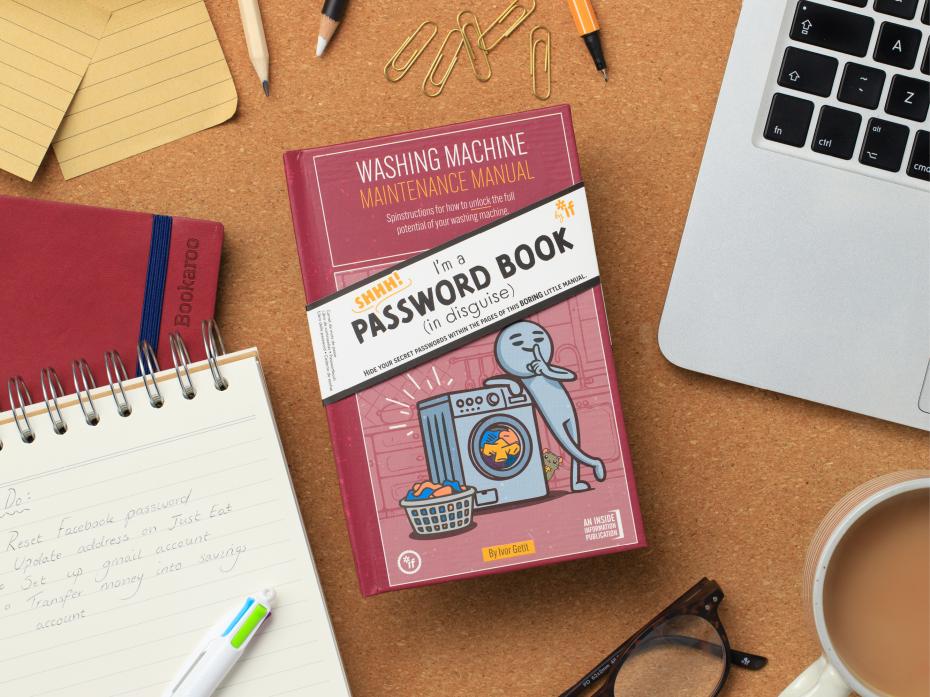 I'm a Password book (in disguise)