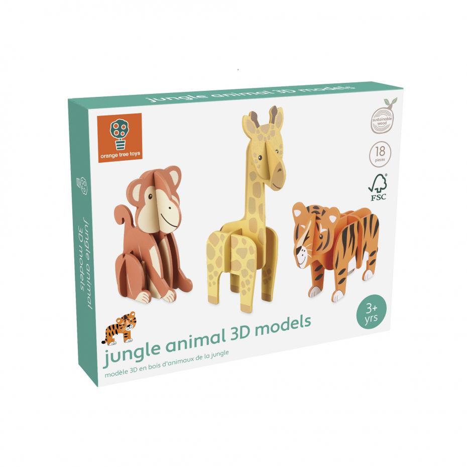 Jungle Animal 3D Models - Packaging