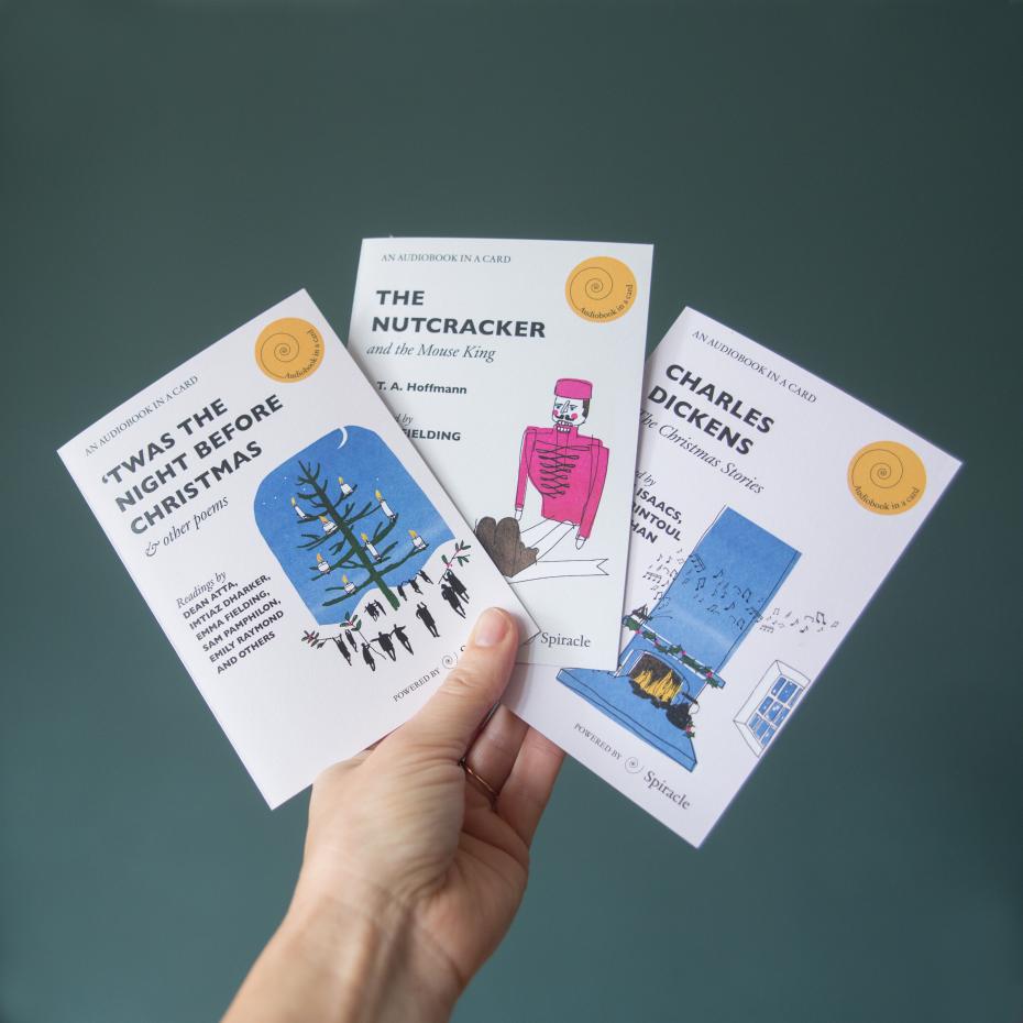 Audiobook in a Card 'Twas The Night Before Christmas, The Nutcracker and Charles Dickens Christmas Stories