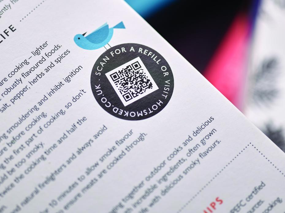Smoking Chips Boxes - refill QR code detail