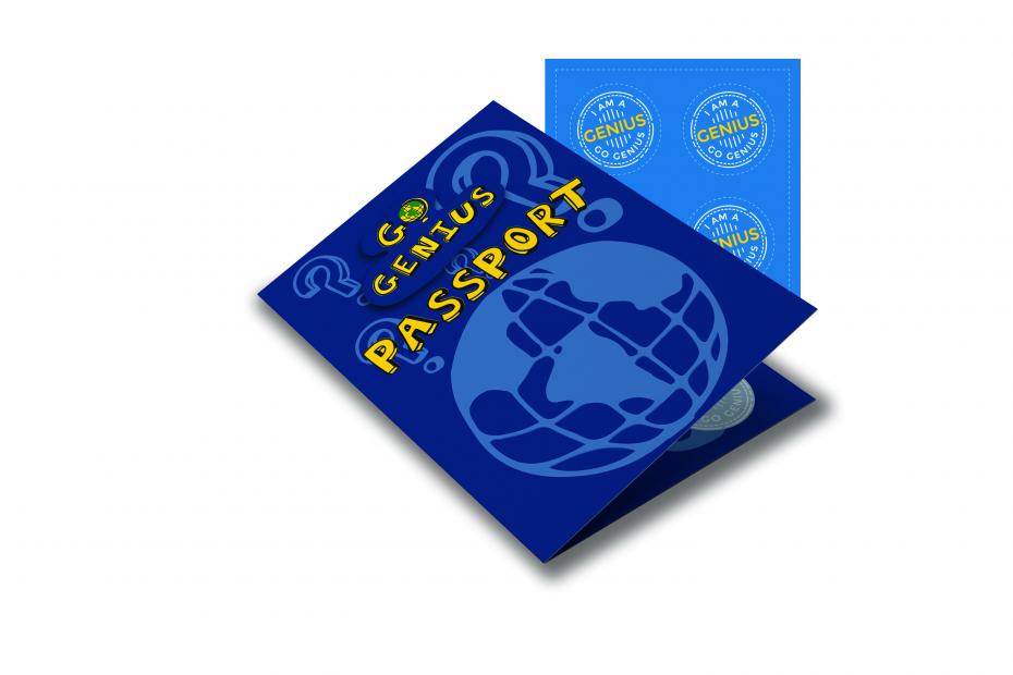 Go Genius Great Britain - Go Genius passport and genius stamps
