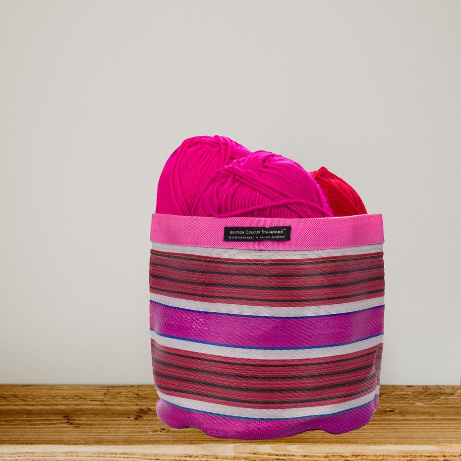 Striped Soft Storage, Medium with Wool