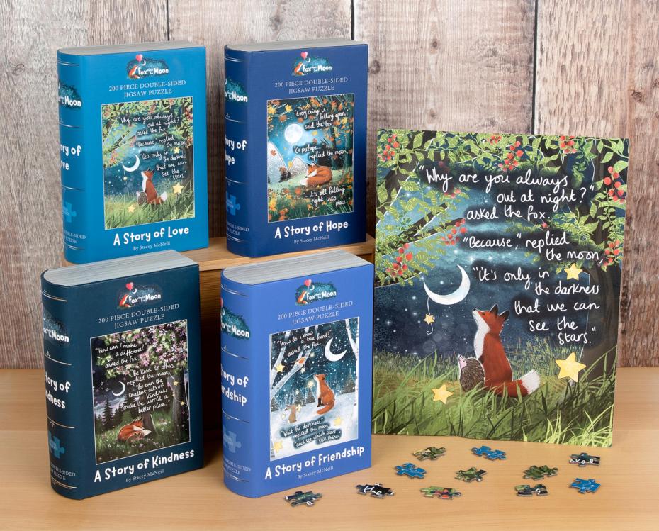 Fox Under The Moon Keepsake Jigsaws
