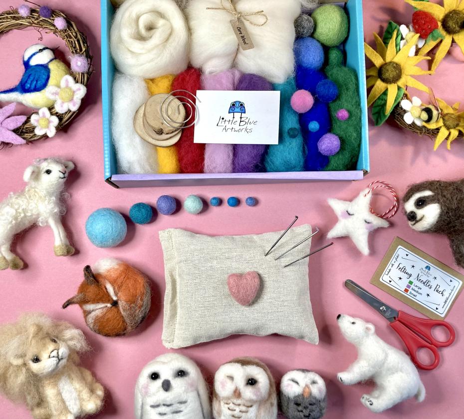 Little Blue Felting Kits
