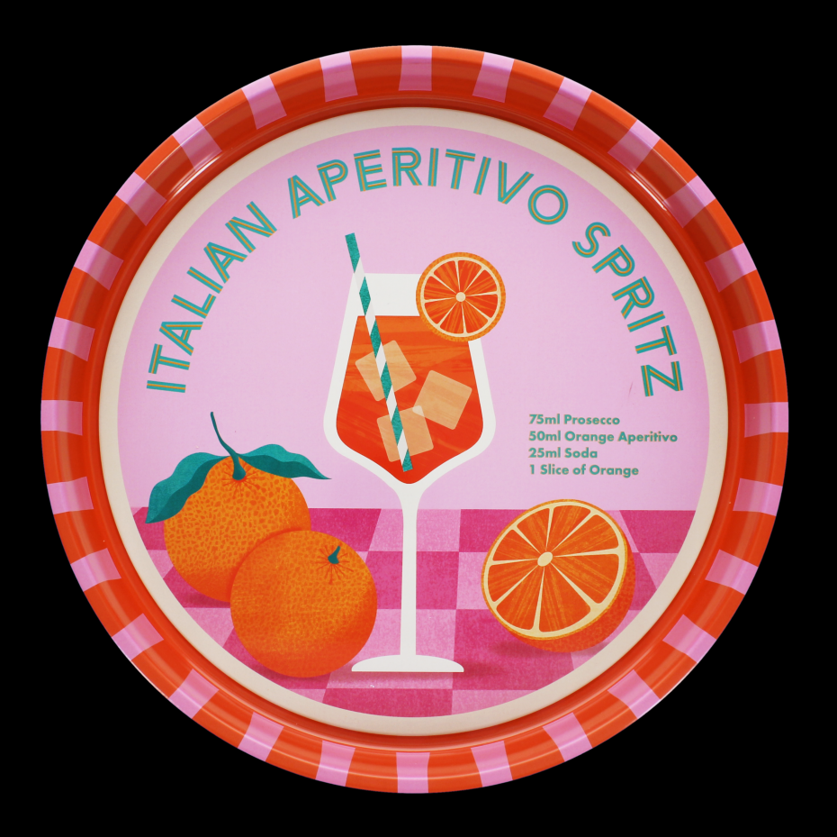 Aperitivo Spritz serving tray - cutout