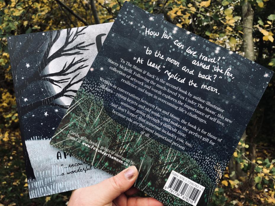 The blurb of 'To the Moon & Back