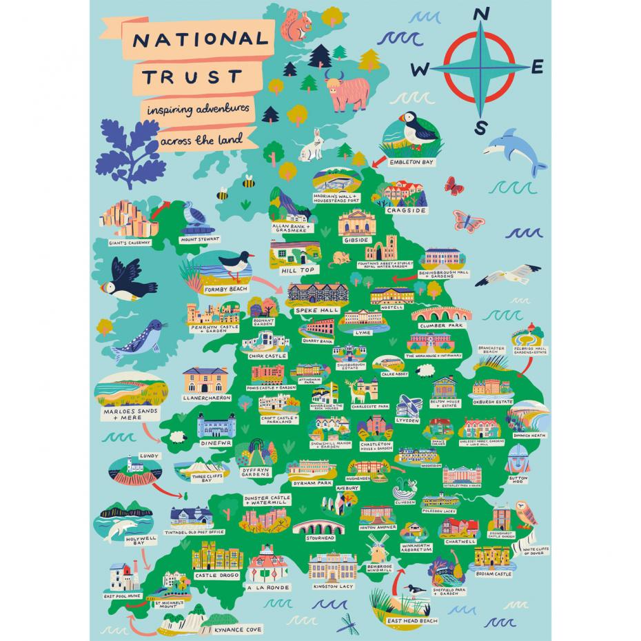 G7184	National Trust: Across the Land (1000)