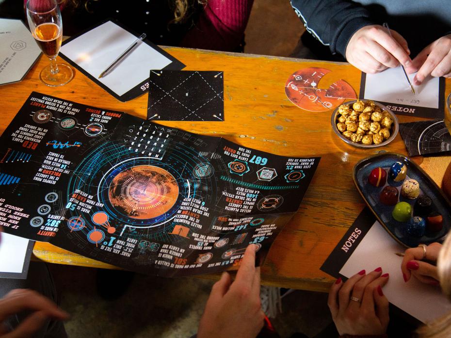 Escape Room game perfect to play with a group of friends or family