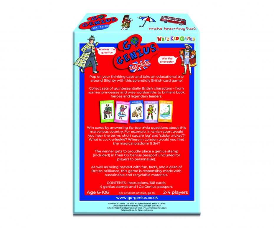 Go Genius Great Britain - base