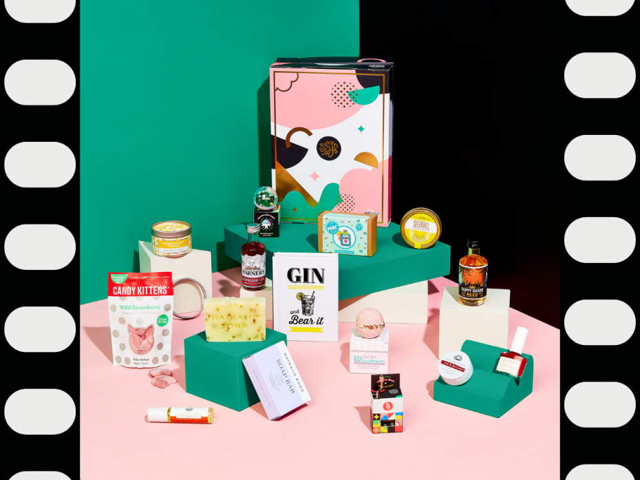 2022 New 'Royal Teal' box design and selection of the 400+ Create Your Own gifts
