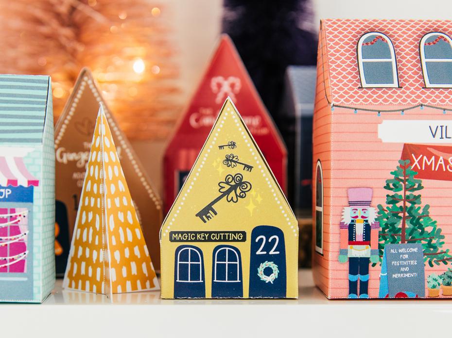 A Little Village Scene - The Magic Key Cutting Shop