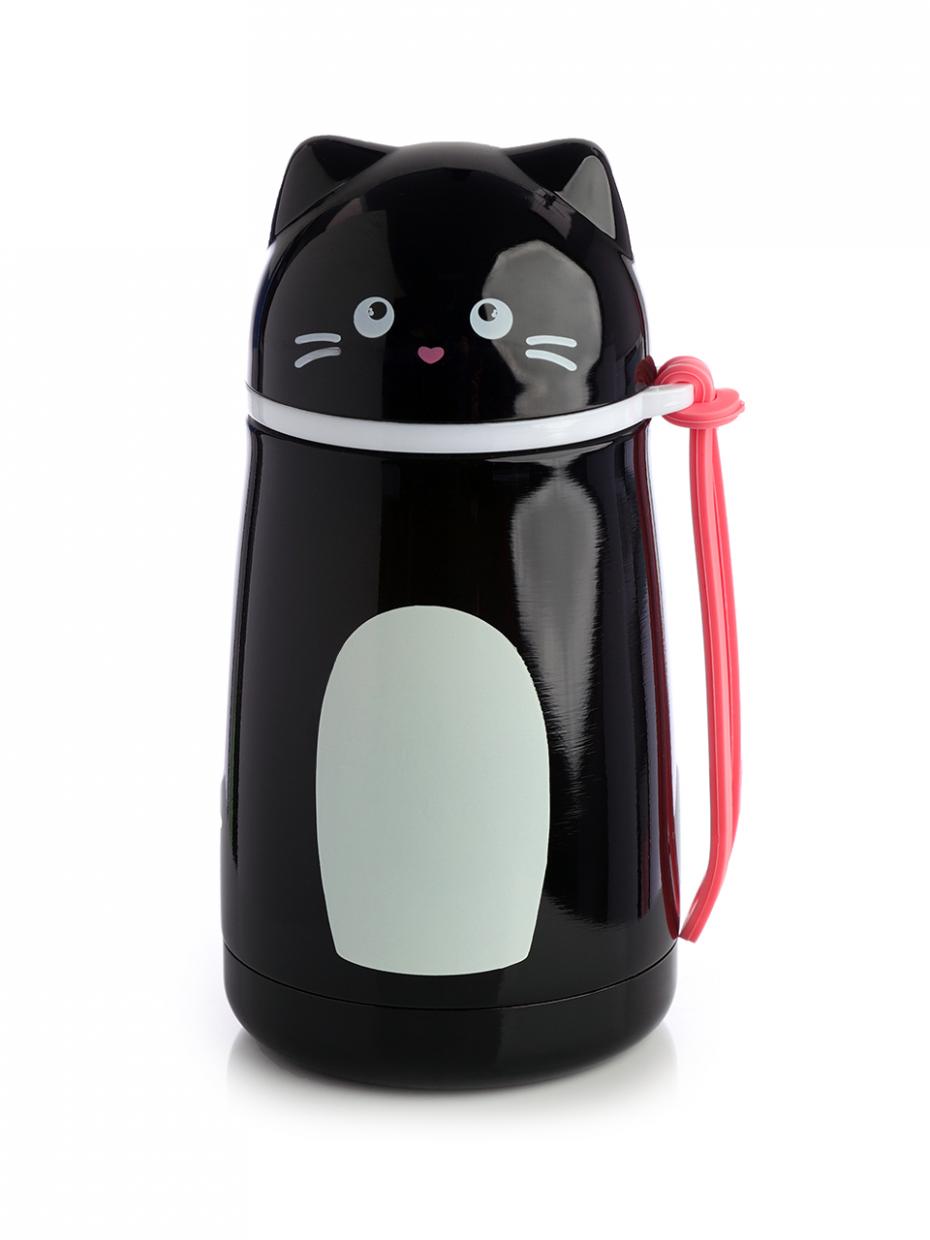 Feline Fine Shaped Insulated Flask