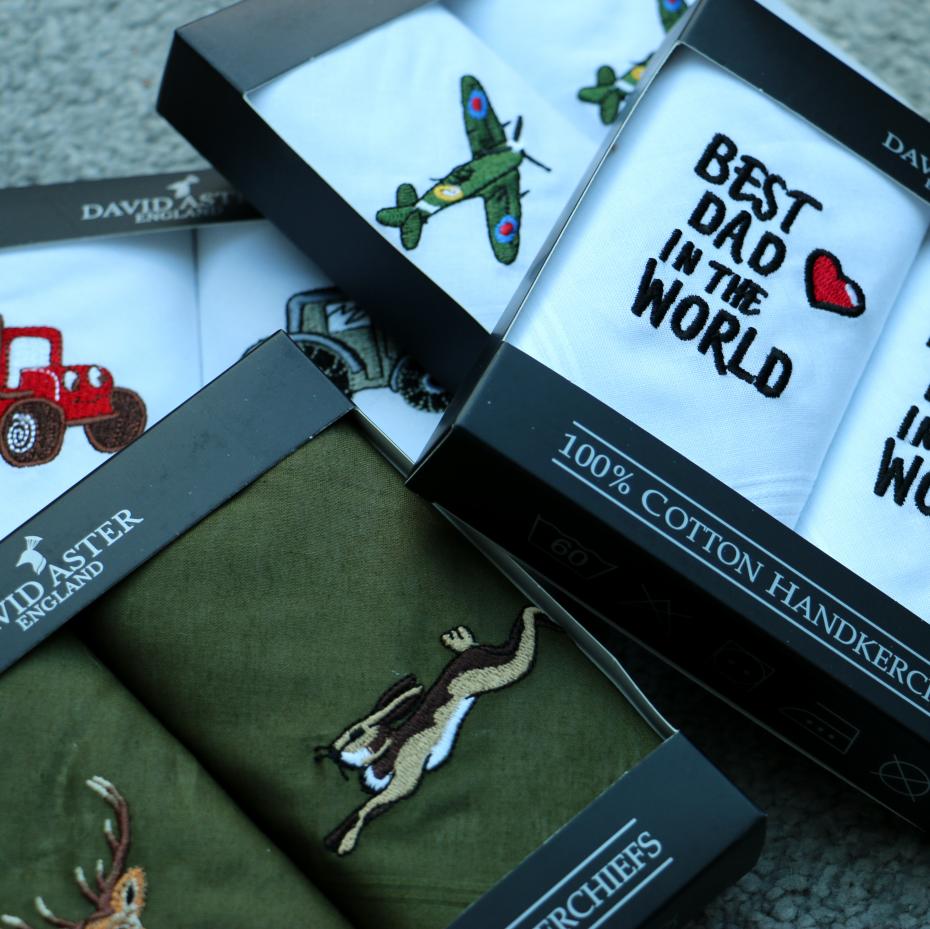 Embroidered Handkerchiefs