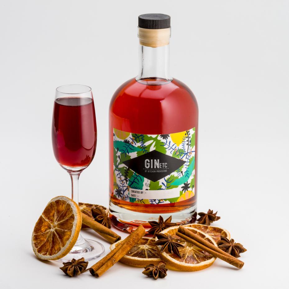 The Hedgerow sloe gin completed product made in just two weeks