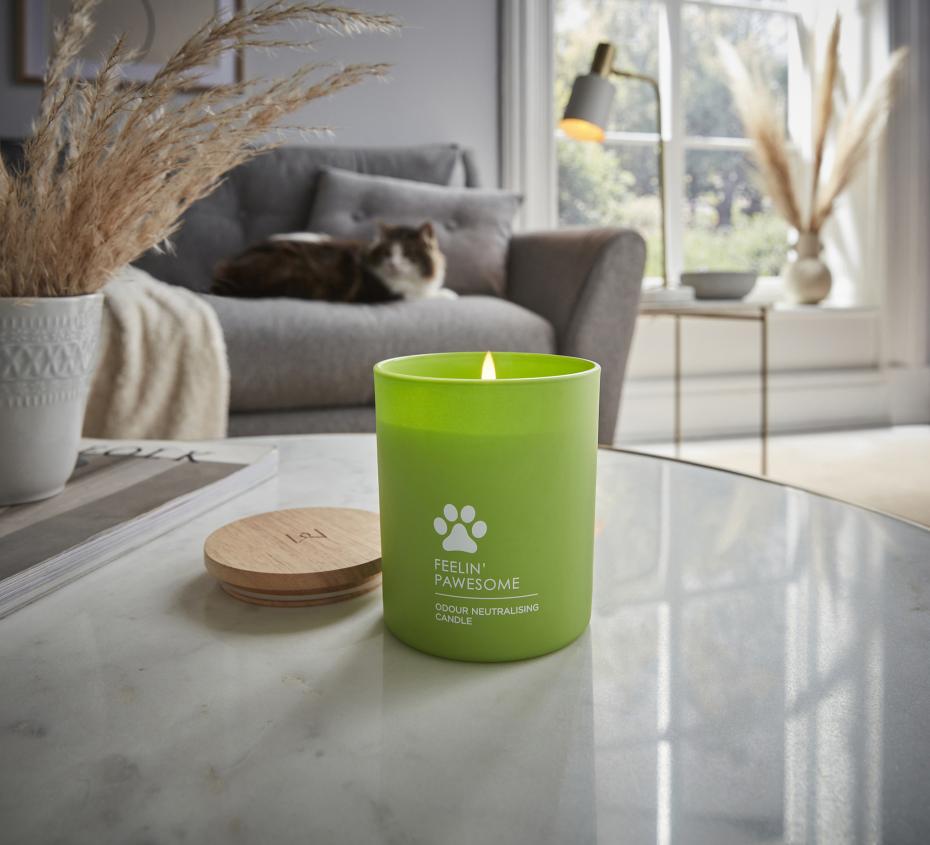 Fragranced candle with Odouraze