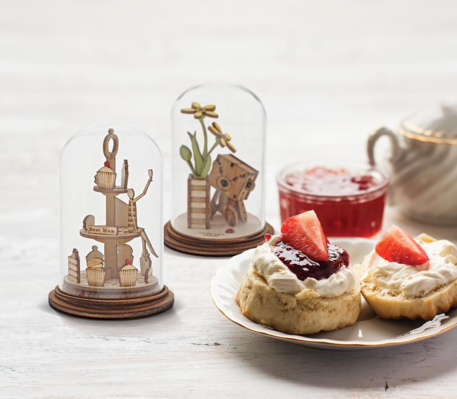 Tiny Town and Little Wooden Bear by Kloche