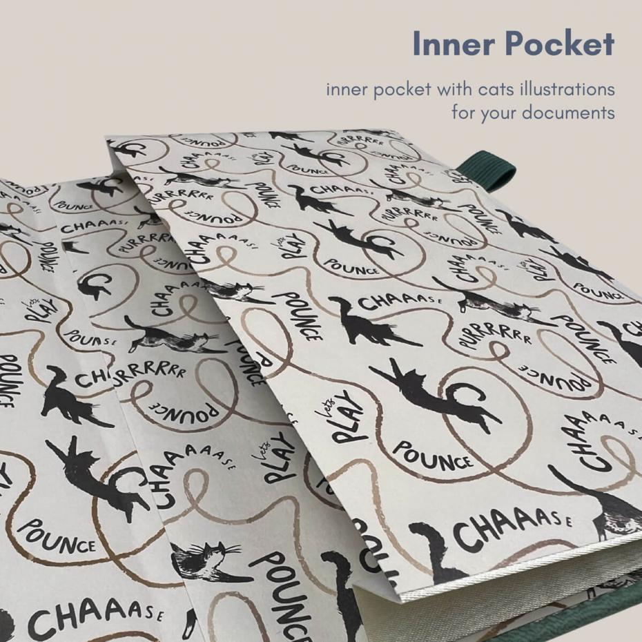 Battersea Cats Notebook Inside Back Pocket