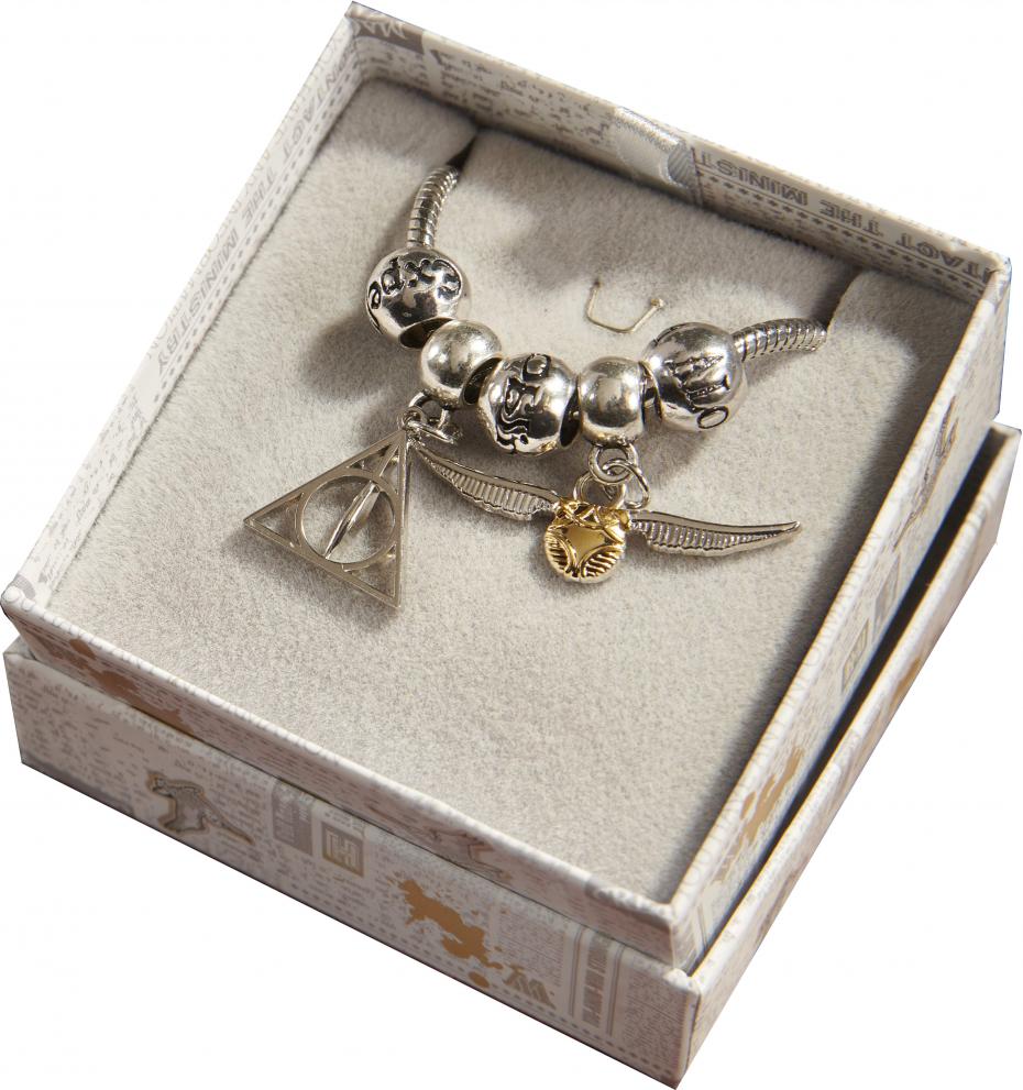 Official Inflight Harry Potter Bracelet Set with Two Charms and three spellbeads