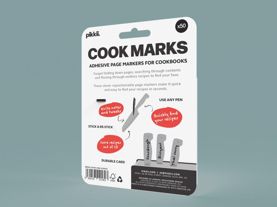 Cook Marks by Pikkii - Packaging Back