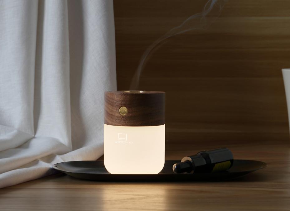 Smart Diffuser Lamp - walnut 5