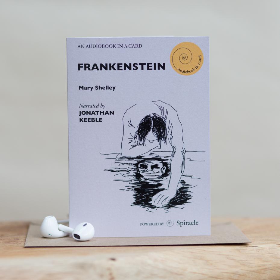 Frankenstein Audiobook in a Card