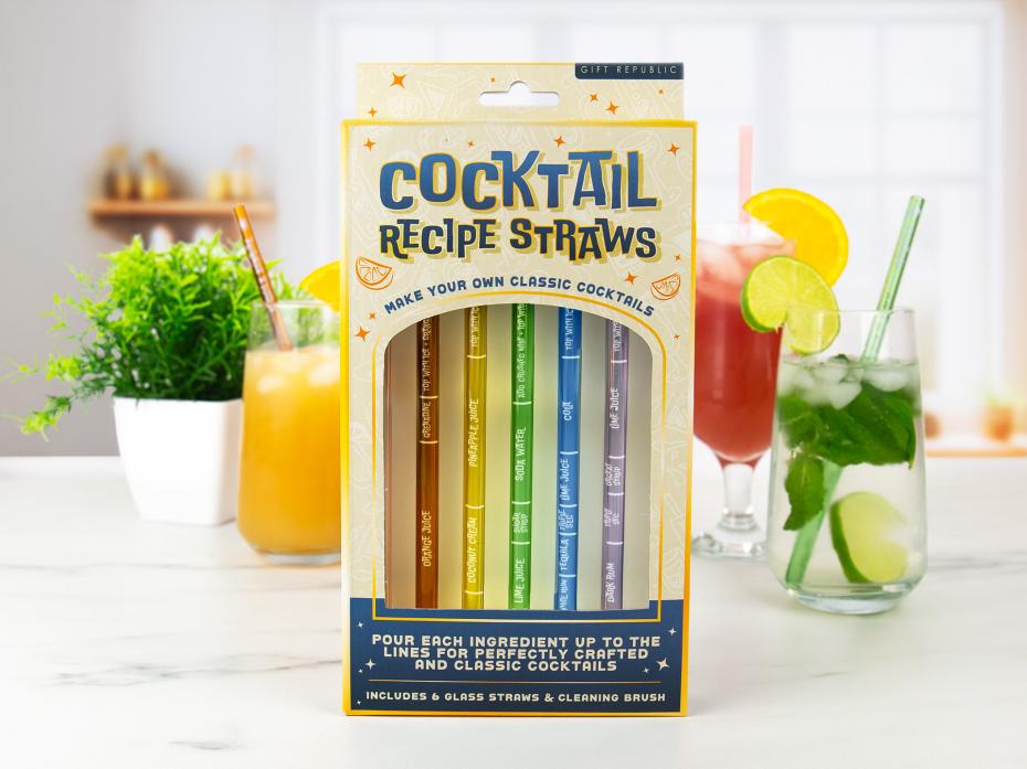 Cocktail Recipe Straws