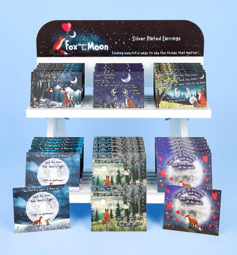 Fox Under the Moon Earrings