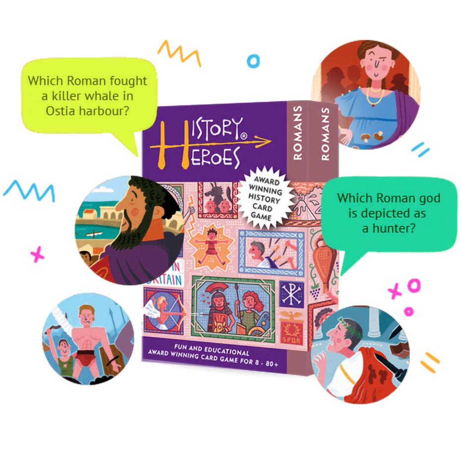History Heroes ROMANS CARD GAME
