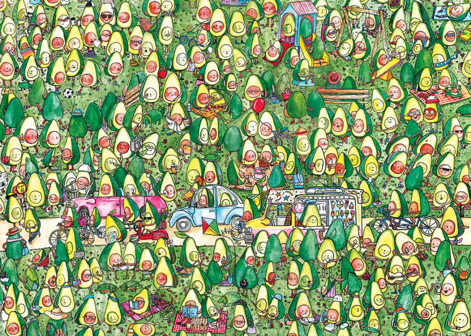 Avocado Park 1000-Piece Jigsaw Puzzle