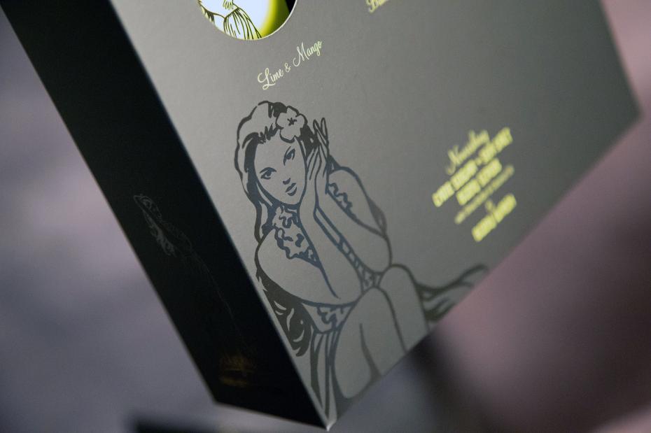 Premium printed box with spot lamination