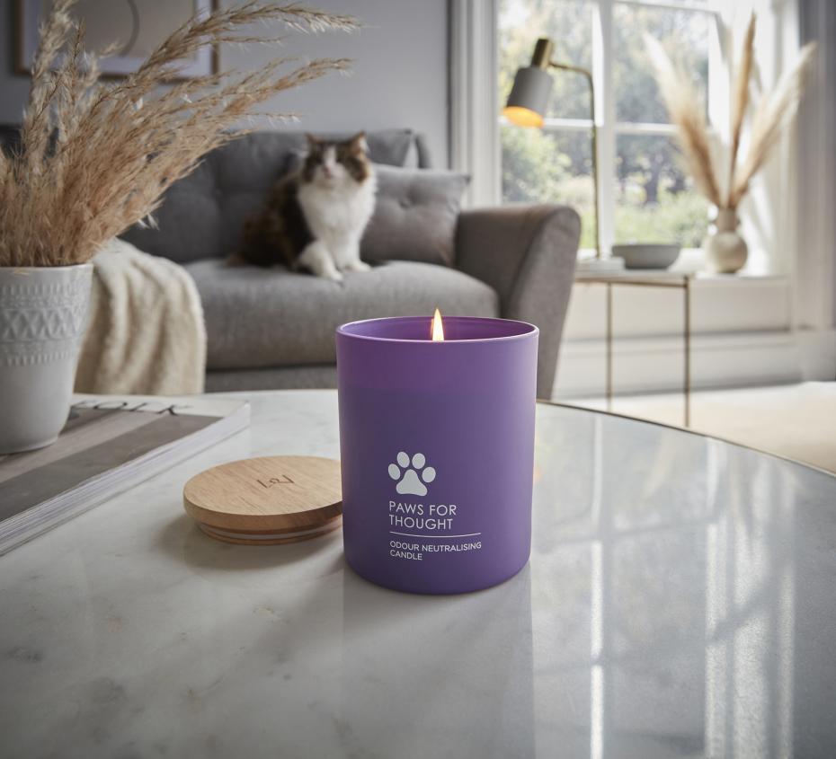 Fragranced candle with Odouraze
