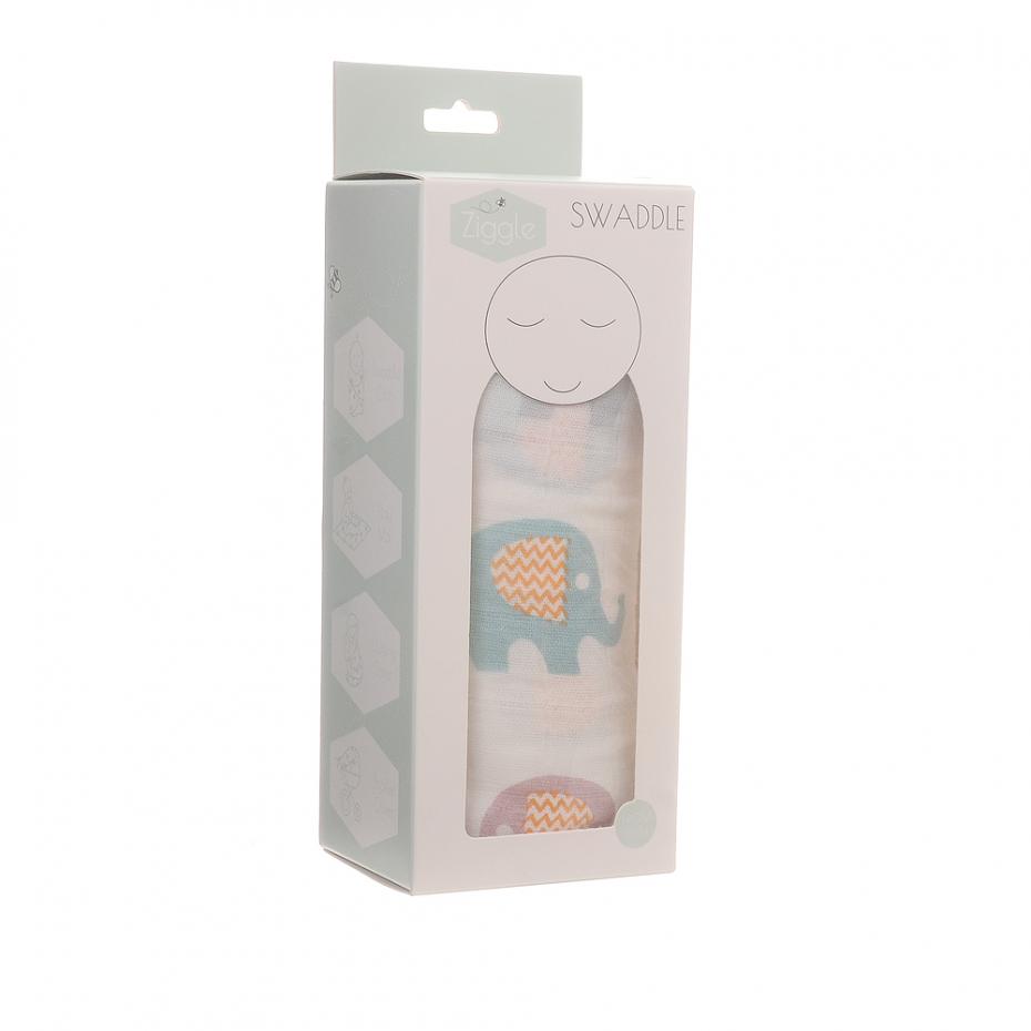 Fun gift box -ziggle elephant swaddle