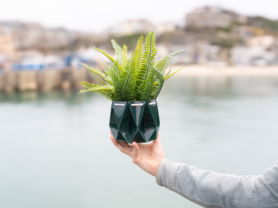 11cm Ocean POTR Pot - Looe Harbour, Cornwall