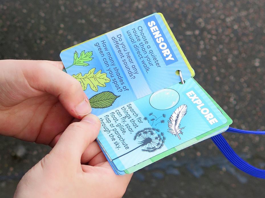 Journey Activity Cards taken on an urban adventure