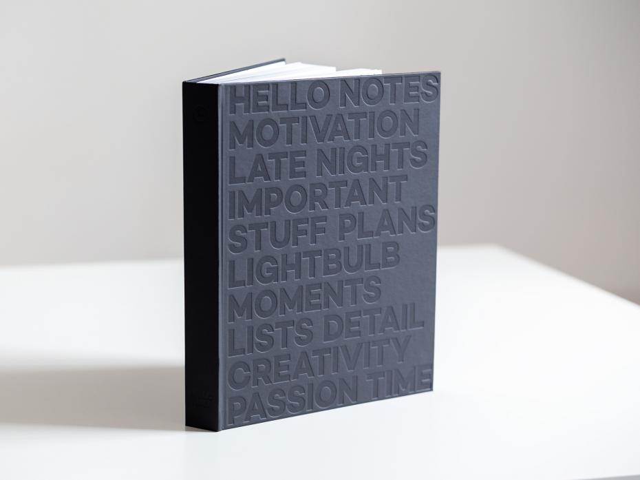 HELLO TIME Daily Undated Planner & Notebook (Inkwell Vertical)