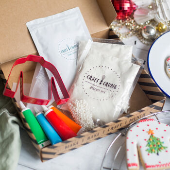 Christmas Jumper Biscuit Kit with all dry ingredients necessary