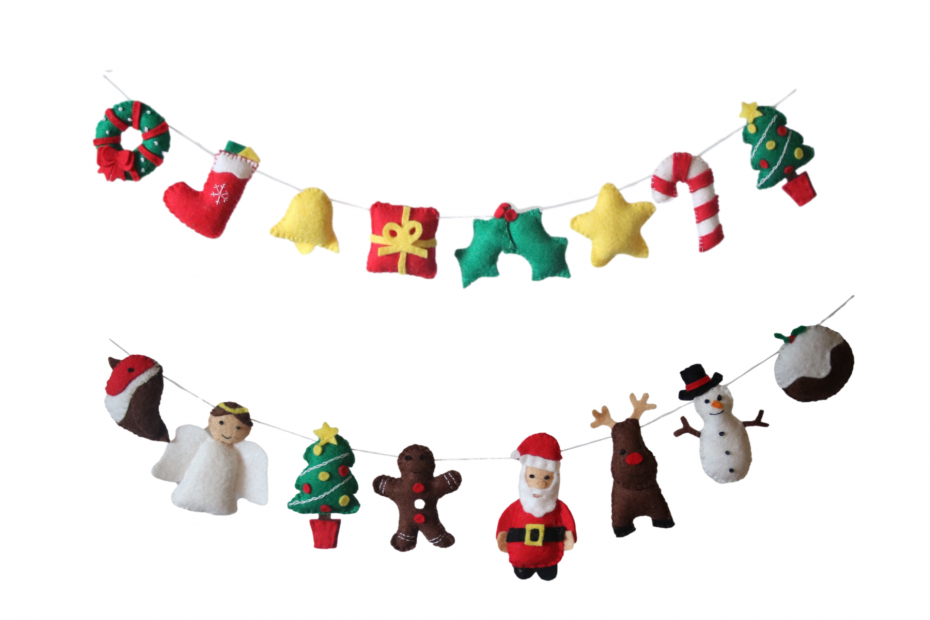 Christmas Garland Felt Sewing Kits