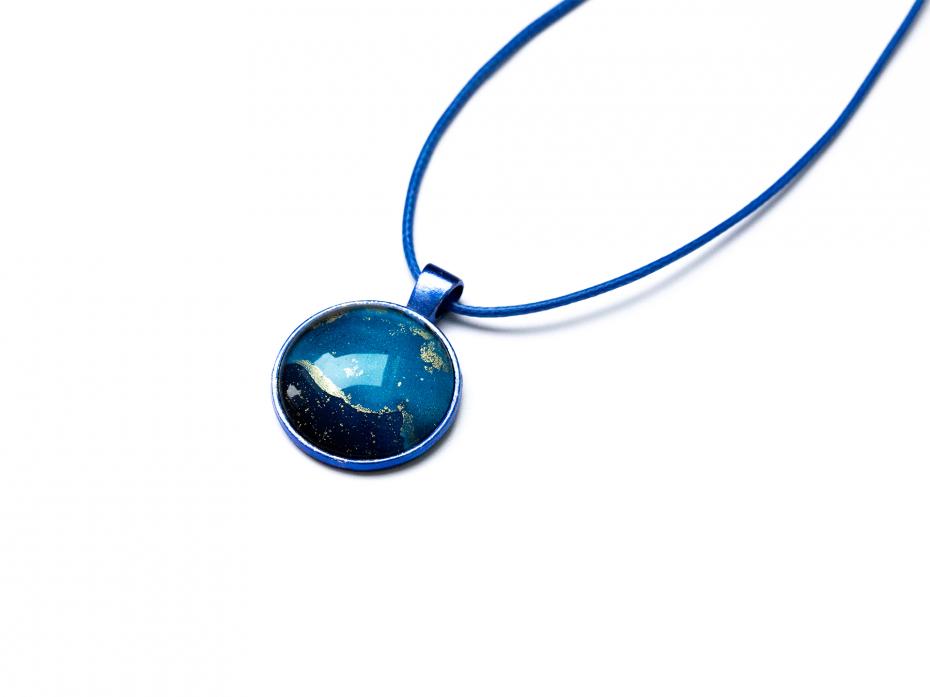 Blue with Blue Wax Cord